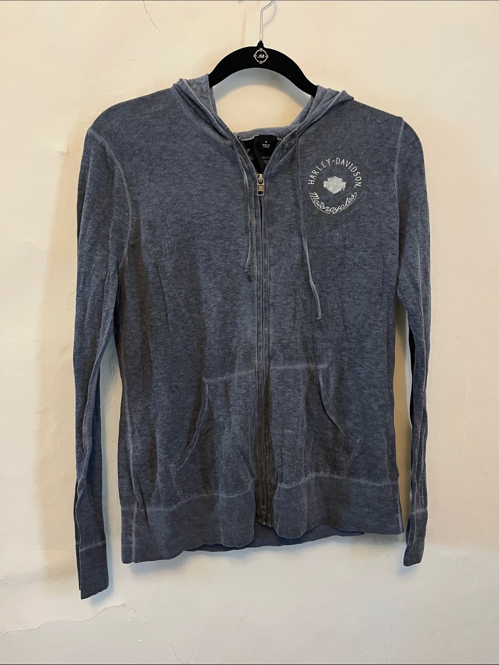 Harley-Davidson Vintage Indigo Zip Hoodie